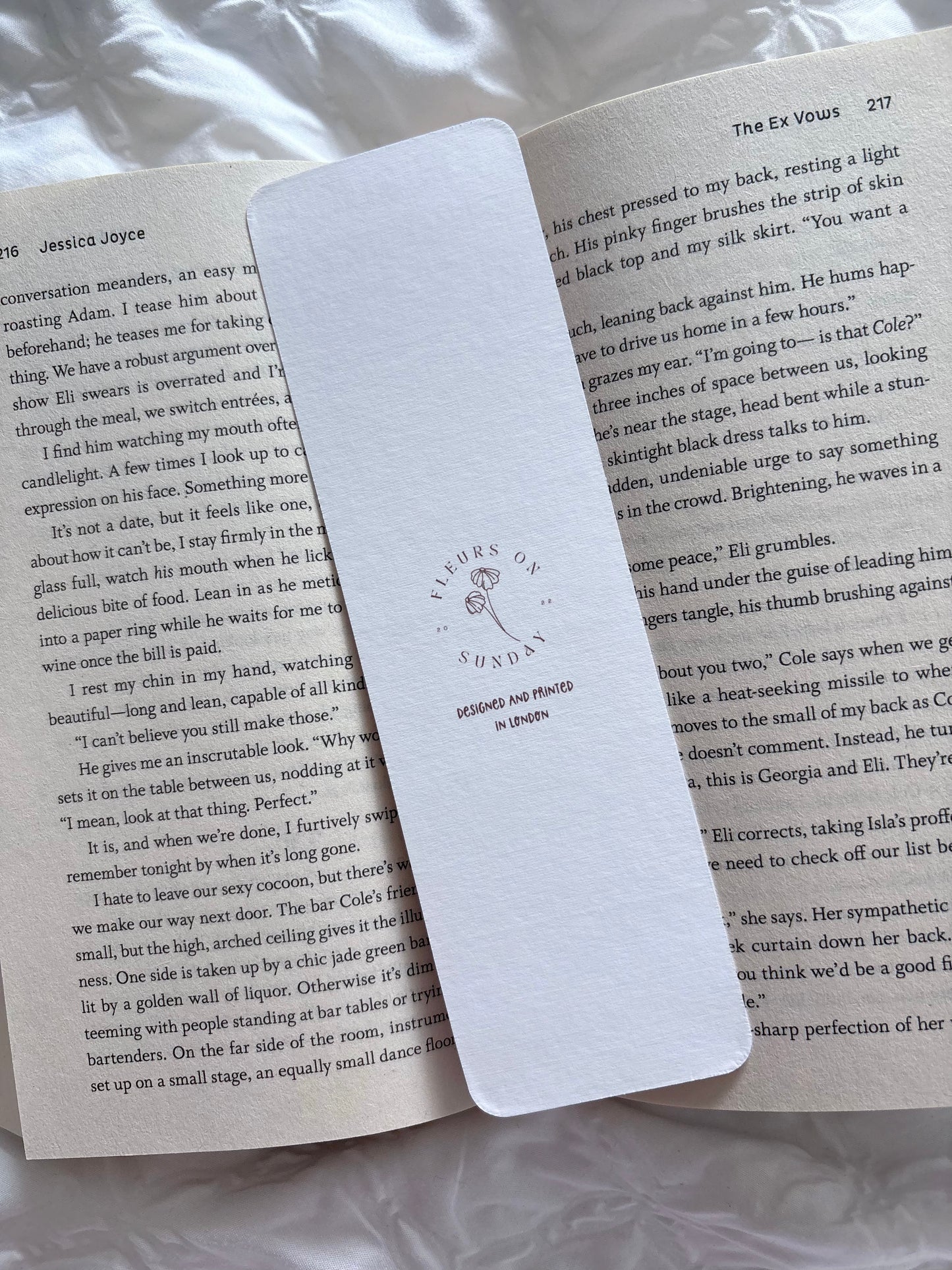 Pink Romance Book Store Customer Receipt Bookmark