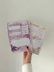 Romance Book Review Pad