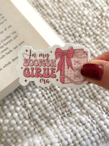 In My Bookish Girl Era Sticker