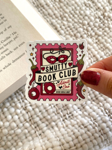 Smutty Book Club Sticker