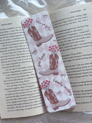 Floral Cowgirl Bookmark