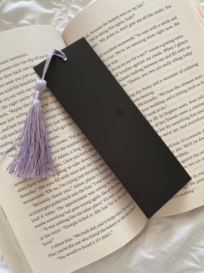 Lilac Tassel Late Night Reading Book Club Bookmark