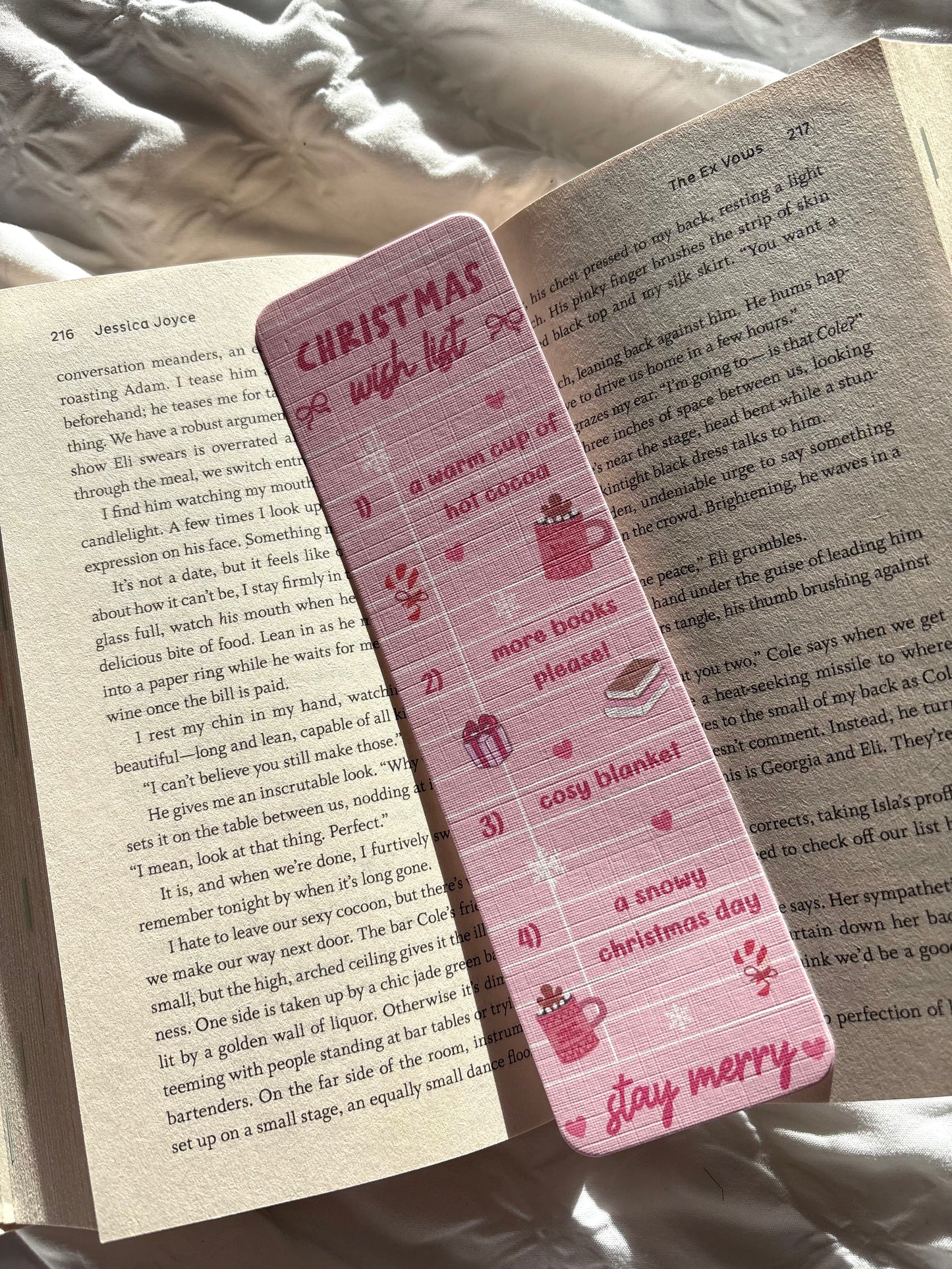 Christmas Wish List Bookmark