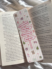 Christmas Street Signs Bookmark